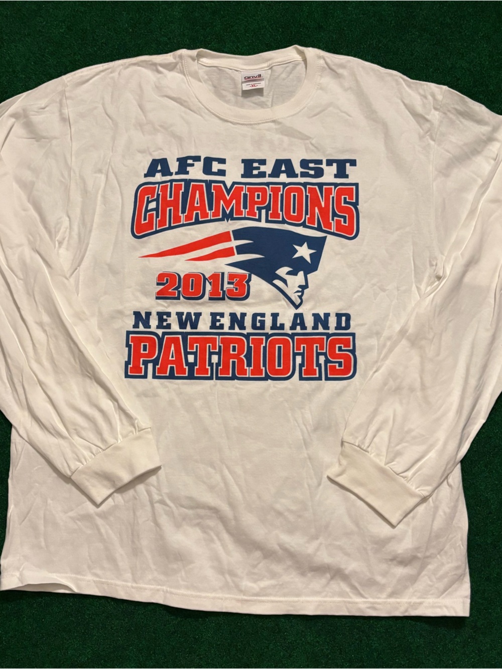 New England Patriots AFC East Champions 2013 Shirt LongSleeve